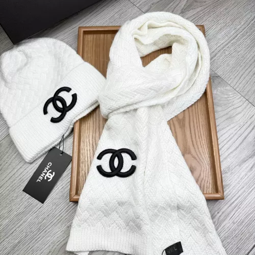 Cheap Chanel Hat and Scarf Set #1372149 Replica Wholesale [$52.00 USD] [ITEM#1372149] on Replica Chanel Hat and Scarf and Glove Set