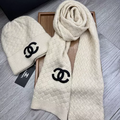Cheap Chanel Hat and Scarf Set #1372150 Replica Wholesale [$52.00 USD] [ITEM#1372150] on Replica Chanel Hat and Scarf and Glove Set
