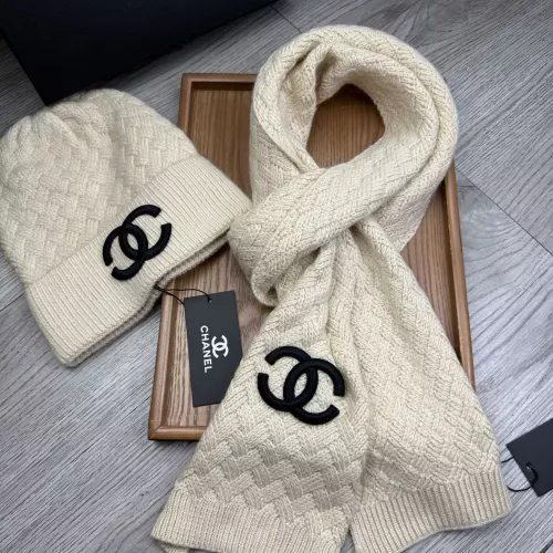 Cheap Chanel Hat and Scarf Set #1372150 Replica Wholesale [$52.00 USD] [ITEM#1372150] on Replica Chanel Hat and Scarf and Glove Set