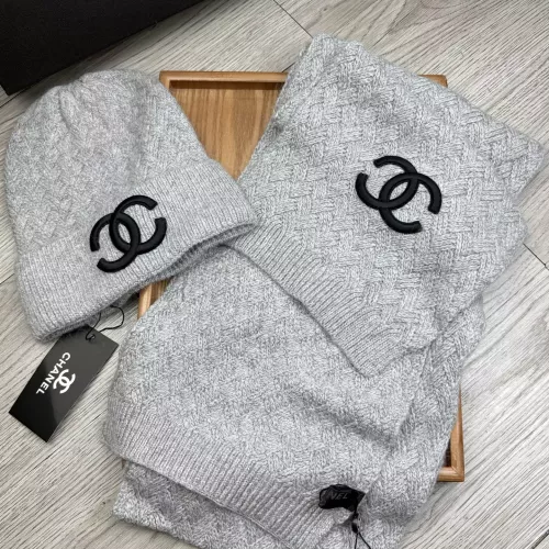 Cheap Chanel Hat and Scarf Set #1372152 Replica Wholesale [$52.00 USD] [ITEM#1372152] on Replica Chanel Hat and Scarf and Glove Set