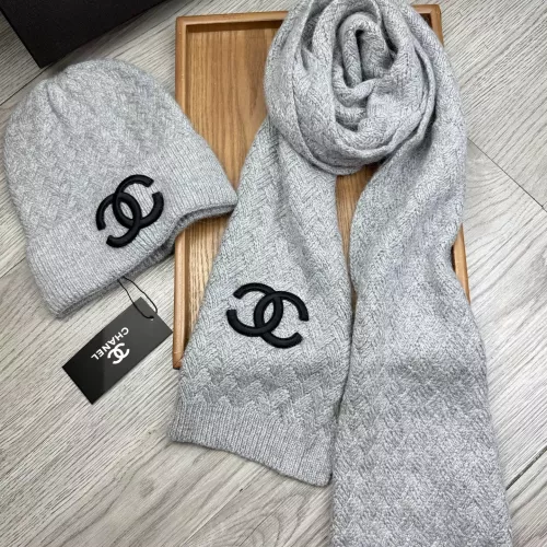 Cheap Chanel Hat and Scarf Set #1372152 Replica Wholesale [$52.00 USD] [ITEM#1372152] on Replica Chanel Hat and Scarf and Glove Set