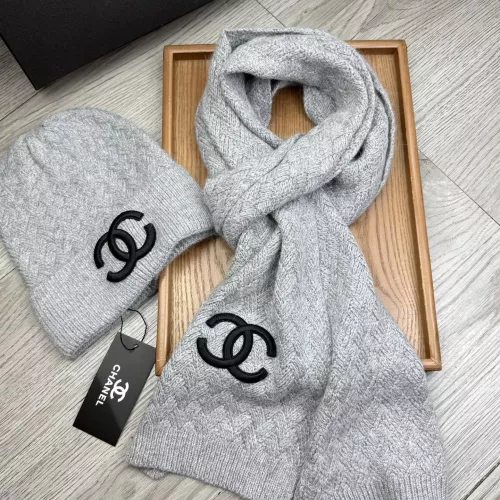 Cheap Chanel Hat and Scarf Set #1372152 Replica Wholesale [$52.00 USD] [ITEM#1372152] on Replica Chanel Hat and Scarf and Glove Set