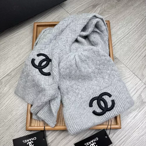 Cheap Chanel Hat and Scarf Set #1372152 Replica Wholesale [$52.00 USD] [ITEM#1372152] on Replica Chanel Hat and Scarf and Glove Set