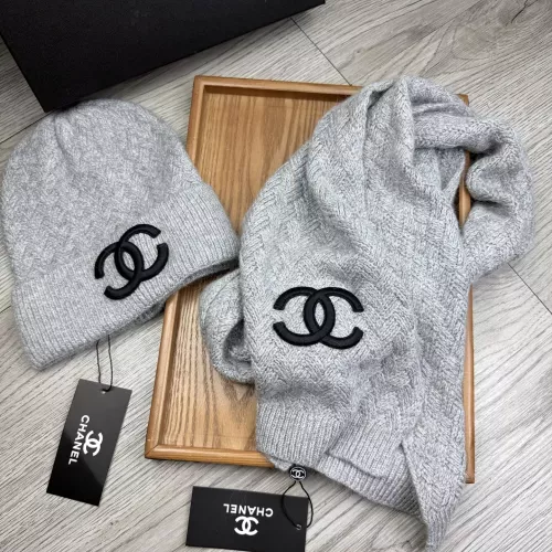 Cheap Chanel Hat and Scarf Set #1372152 Replica Wholesale [$52.00 USD] [ITEM#1372152] on Replica Chanel Hat and Scarf and Glove Set