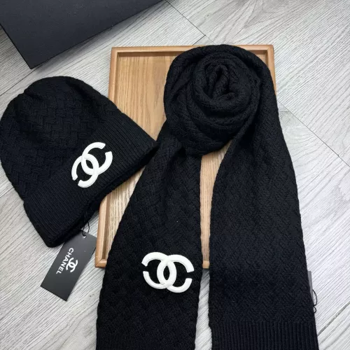 Cheap Chanel Hat and Scarf Set #1372153 Replica Wholesale [$52.00 USD] [ITEM#1372153] on Replica Chanel Hat and Scarf and Glove Set