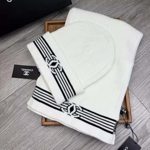 Cheap Chanel Hat and Scarf Set #1372154 Replica Wholesale [$52.00 USD] [ITEM#1372154] on Replica Chanel Hat and Scarf and Glove Set