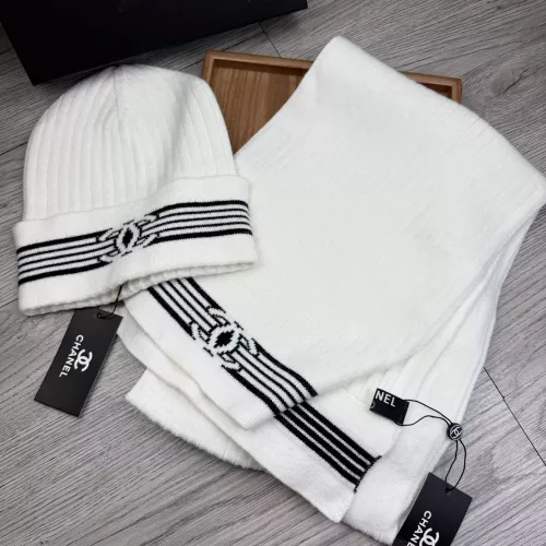 Cheap Chanel Hat and Scarf Set #1372154 Replica Wholesale [$52.00 USD] [ITEM#1372154] on Replica Chanel Hat and Scarf and Glove Set