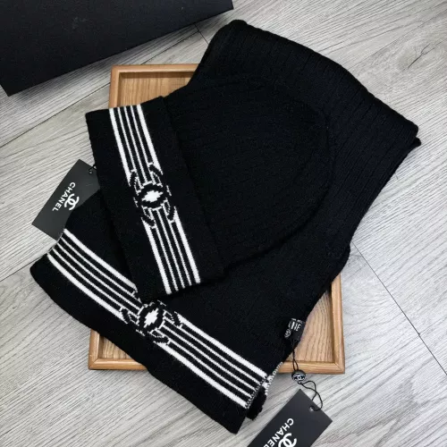 Cheap Chanel Hat and Scarf Set #1372155 Replica Wholesale [$52.00 USD] [ITEM#1372155] on Replica Chanel Hat and Scarf and Glove Set