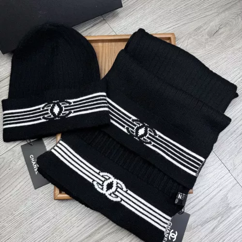 Cheap Chanel Hat and Scarf Set #1372155 Replica Wholesale [$52.00 USD] [ITEM#1372155] on Replica Chanel Hat and Scarf and Glove Set