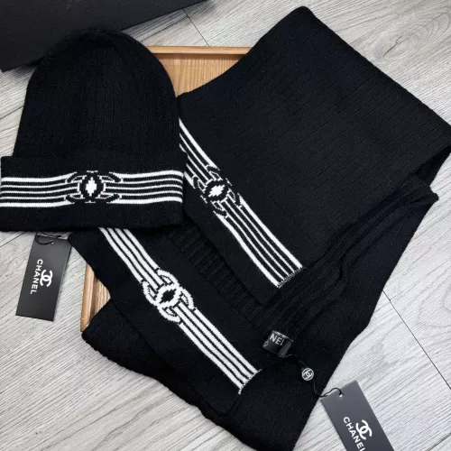 Cheap Chanel Hat and Scarf Set #1372155 Replica Wholesale [$52.00 USD] [ITEM#1372155] on Replica Chanel Hat and Scarf and Glove Set