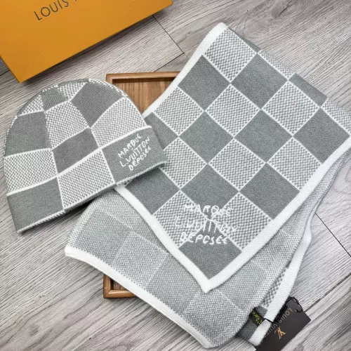 Cheap Louis Vuitton LV Hat and Scarf Set #1372157 Replica Wholesale [$52.00 USD] [ITEM#1372157] on Replica Louis Vuitton LV Hat and Scarf and Glove Set