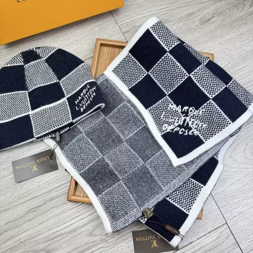 Cheap Louis Vuitton LV Hat and Scarf Set #1372158 Replica Wholesale [$52.00 USD] [ITEM#1372158] on Replica Louis Vuitton LV Hat and Scarf and Glove Set