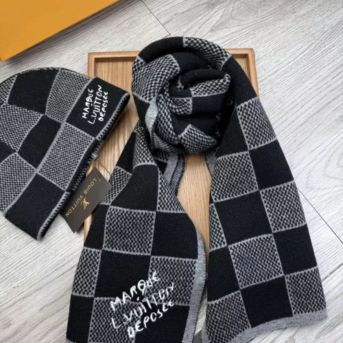 Cheap Louis Vuitton LV Hat and Scarf Set #1372160 Replica Wholesale [$52.00 USD] [ITEM#1372160] on Replica Louis Vuitton LV Hat and Scarf and Glove Set