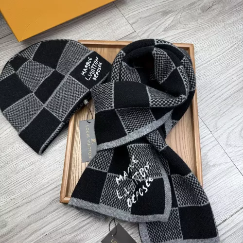 Cheap Louis Vuitton LV Hat and Scarf Set #1372160 Replica Wholesale [$52.00 USD] [ITEM#1372160] on Replica Louis Vuitton LV Hat and Scarf and Glove Set