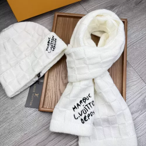 Cheap Louis Vuitton LV Hat and Scarf Set #1372165 Replica Wholesale [$52.00 USD] [ITEM#1372165] on Replica Louis Vuitton LV Hat and Scarf and Glove Set