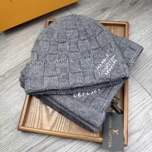 Cheap Louis Vuitton LV Hat and Scarf Set #1372167 Replica Wholesale [$52.00 USD] [ITEM#1372167] on Replica Louis Vuitton LV Hat and Scarf and Glove Set