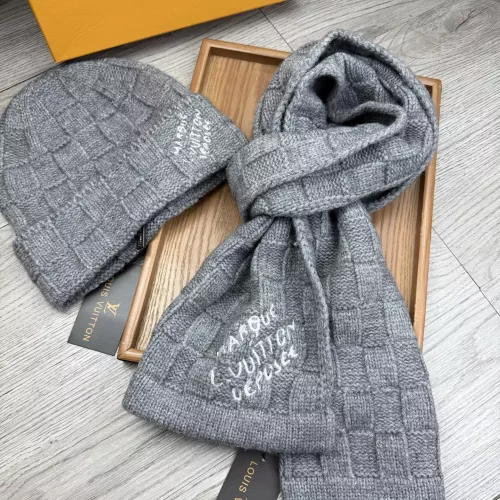 Cheap Louis Vuitton LV Hat and Scarf Set #1372167 Replica Wholesale [$52.00 USD] [ITEM#1372167] on Replica Louis Vuitton LV Hat and Scarf and Glove Set