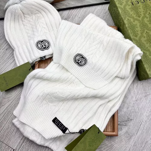 Cheap Gucci Hat and Scarf Set #1372188 Replica Wholesale [$52.00 USD] [ITEM#1372188] on Replica Gucci Hat and Scarf and Glove Set