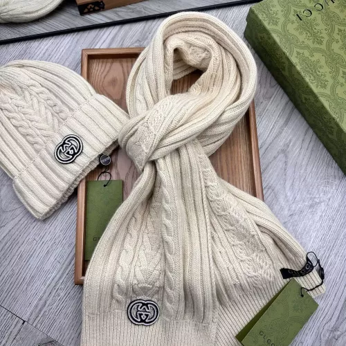 Cheap Gucci Hat and Scarf Set #1372189 Replica Wholesale [$52.00 USD] [ITEM#1372189] on Replica Gucci Hat and Scarf and Glove Set