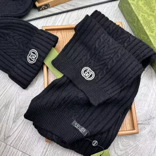 Cheap Gucci Hat and Scarf Set #1372199 Replica Wholesale [$52.00 USD] [ITEM#1372199] on Replica Gucci Hat and Scarf and Glove Set