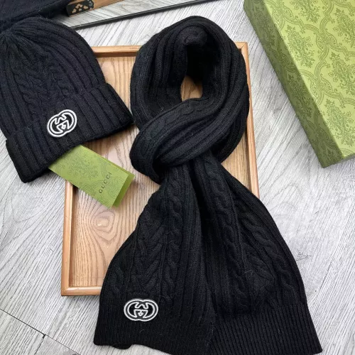 Cheap Gucci Hat and Scarf Set #1372199 Replica Wholesale [$52.00 USD] [ITEM#1372199] on Replica Gucci Hat and Scarf and Glove Set