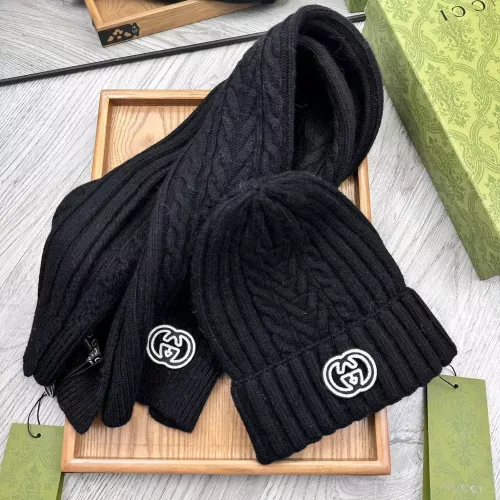 Cheap Gucci Hat and Scarf Set #1372199 Replica Wholesale [$52.00 USD] [ITEM#1372199] on Replica Gucci Hat and Scarf and Glove Set