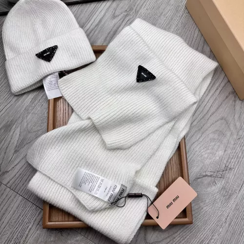 Cheap MIU MIU Hat and Scarf Set #1372201 Replica Wholesale [$52.00 USD] [ITEM#1372201] on Replica MIU MIU Hat and Scarf and Glove Set