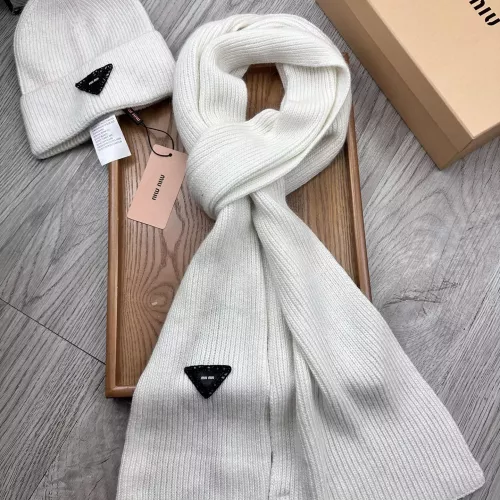 Cheap MIU MIU Hat and Scarf Set #1372201 Replica Wholesale [$52.00 USD] [ITEM#1372201] on Replica MIU MIU Hat and Scarf and Glove Set