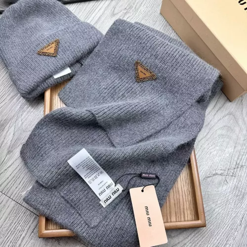 Cheap MIU MIU Hat and Scarf Set #1372203 Replica Wholesale [$52.00 USD] [ITEM#1372203] on Replica MIU MIU Hat and Scarf and Glove Set