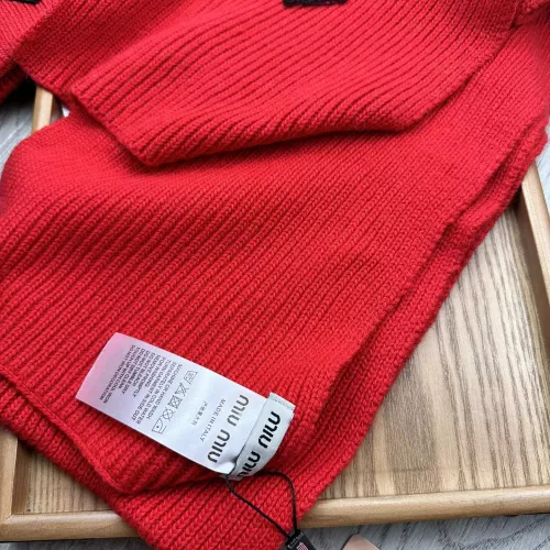 Cheap MIU MIU Hat and Scarf Set #1372204 Replica Wholesale [$52.00 USD] [ITEM#1372204] on Replica MIU MIU Hat and Scarf and Glove Set