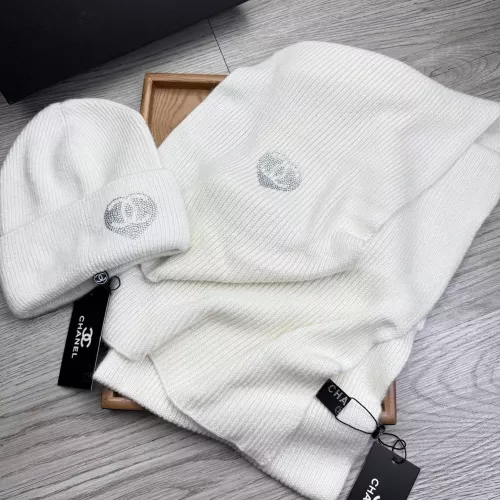 Cheap Chanel Hat and Scarf Set #1372224 Replica Wholesale [$52.00 USD] [ITEM#1372224] on Replica Chanel Hat and Scarf and Glove Set