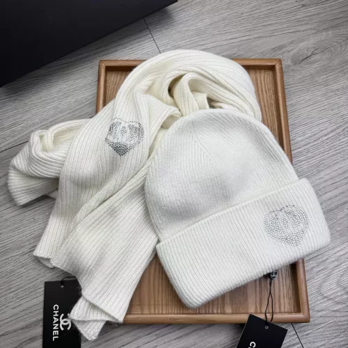 Cheap Chanel Hat and Scarf Set #1372224 Replica Wholesale [$52.00 USD] [ITEM#1372224] on Replica Chanel Hat and Scarf and Glove Set