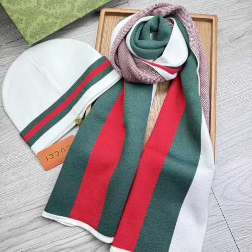 Cheap Gucci Hat and Scarf Set #1372228 Replica Wholesale [$52.00 USD] [ITEM#1372228] on Replica Gucci Hat and Scarf and Glove Set