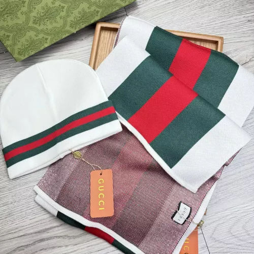 Cheap Gucci Hat and Scarf Set #1372228 Replica Wholesale [$52.00 USD] [ITEM#1372228] on Replica Gucci Hat and Scarf and Glove Set