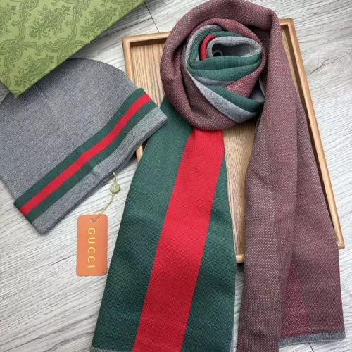 Cheap Gucci Hat and Scarf Set #1372229 Replica Wholesale [$52.00 USD] [ITEM#1372229] on Replica Gucci Hat and Scarf and Glove Set