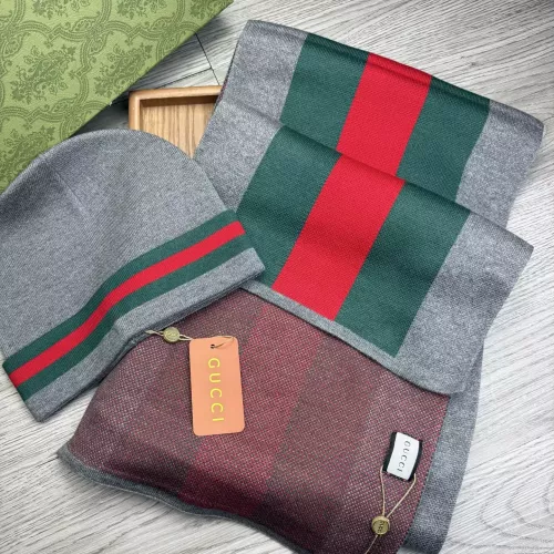 Cheap Gucci Hat and Scarf Set #1372229 Replica Wholesale [$52.00 USD] [ITEM#1372229] on Replica Gucci Hat and Scarf and Glove Set