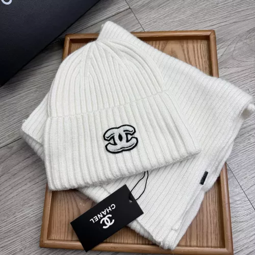 Cheap Chanel Hat and Scarf Set #1372230 Replica Wholesale [$52.00 USD] [ITEM#1372230] on Replica Chanel Hat and Scarf and Glove Set