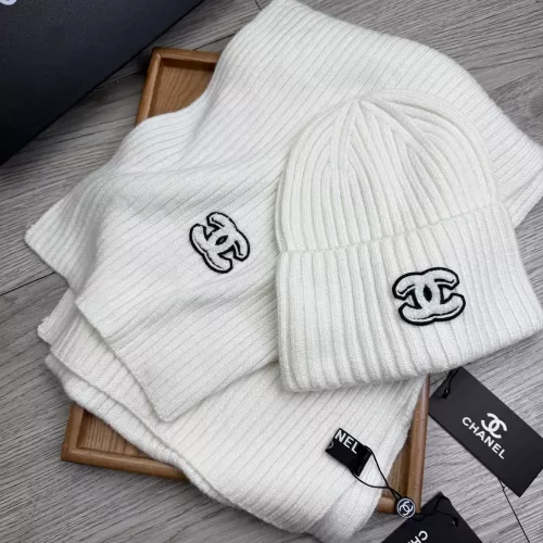 Cheap Chanel Hat and Scarf Set #1372230 Replica Wholesale [$52.00 USD] [ITEM#1372230] on Replica Chanel Hat and Scarf and Glove Set