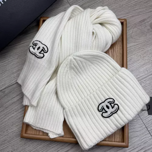 Cheap Chanel Hat and Scarf Set #1372230 Replica Wholesale [$52.00 USD] [ITEM#1372230] on Replica Chanel Hat and Scarf and Glove Set
