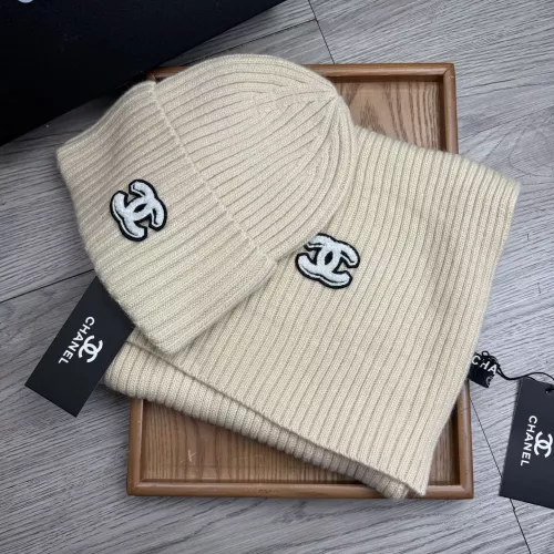 Cheap Chanel Hat and Scarf Set #1372231 Replica Wholesale [$52.00 USD] [ITEM#1372231] on Replica Chanel Hat and Scarf and Glove Set