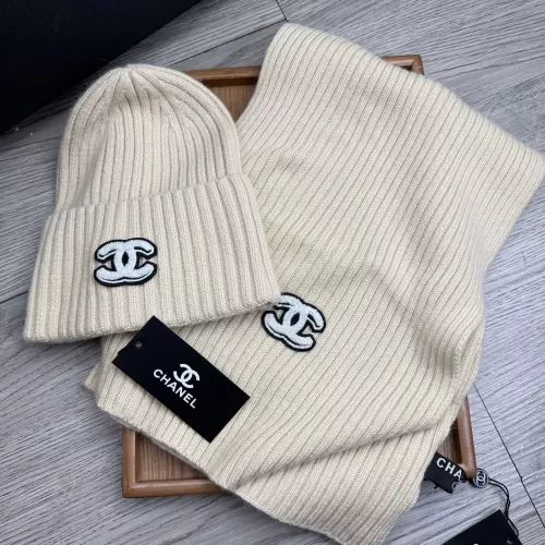 Cheap Chanel Hat and Scarf Set #1372231 Replica Wholesale [$52.00 USD] [ITEM#1372231] on Replica Chanel Hat and Scarf and Glove Set