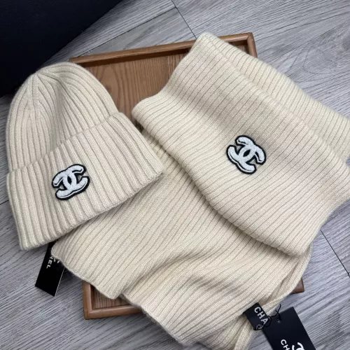 Cheap Chanel Hat and Scarf Set #1372231 Replica Wholesale [$52.00 USD] [ITEM#1372231] on Replica Chanel Hat and Scarf and Glove Set