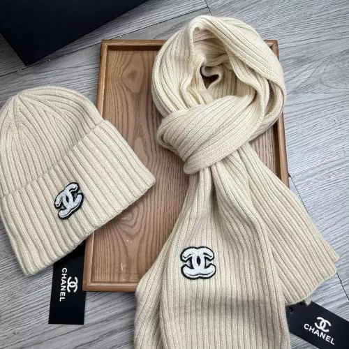 Cheap Chanel Hat and Scarf Set #1372231 Replica Wholesale [$52.00 USD] [ITEM#1372231] on Replica Chanel Hat and Scarf and Glove Set