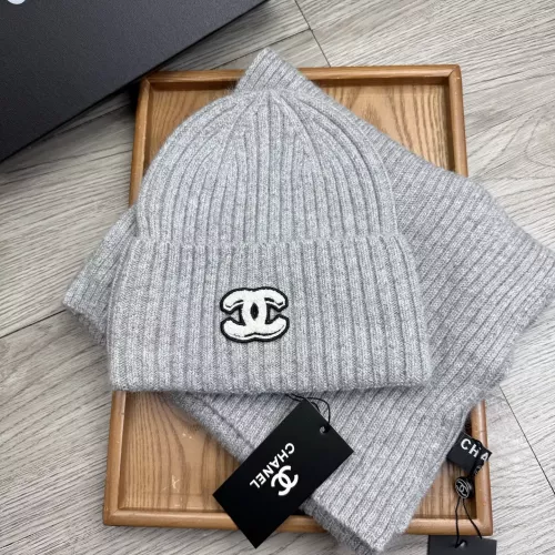 Cheap Chanel Hat and Scarf Set #1372233 Replica Wholesale [$52.00 USD] [ITEM#1372233] on Replica Chanel Hat and Scarf and Glove Set