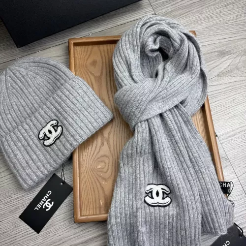 Cheap Chanel Hat and Scarf Set #1372233 Replica Wholesale [$52.00 USD] [ITEM#1372233] on Replica Chanel Hat and Scarf and Glove Set