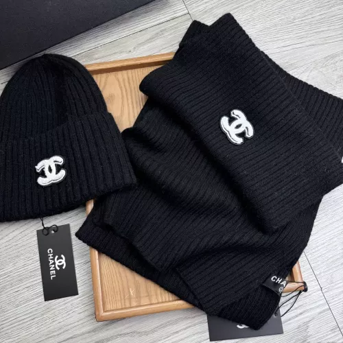 Cheap Chanel Hat and Scarf Set #1372234 Replica Wholesale [$52.00 USD] [ITEM#1372234] on Replica Chanel Hat and Scarf and Glove Set