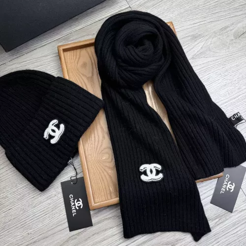 Cheap Chanel Hat and Scarf Set #1372234 Replica Wholesale [$52.00 USD] [ITEM#1372234] on Replica Chanel Hat and Scarf and Glove Set