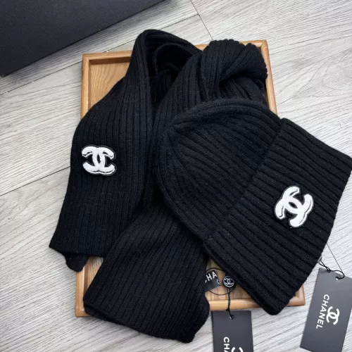 Cheap Chanel Hat and Scarf Set #1372234 Replica Wholesale [$52.00 USD] [ITEM#1372234] on Replica Chanel Hat and Scarf and Glove Set