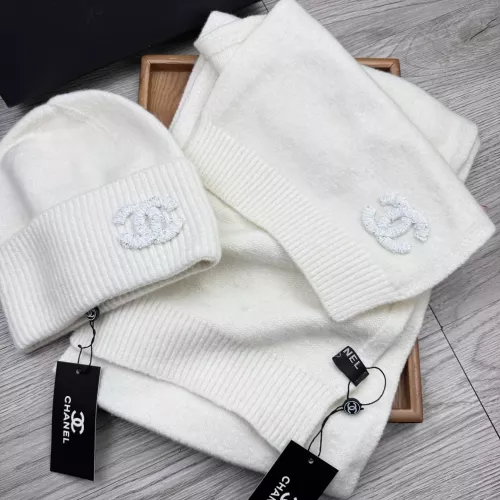 Cheap Chanel Hat and Scarf Set #1372235 Replica Wholesale [$52.00 USD] [ITEM#1372235] on Replica Chanel Hat and Scarf and Glove Set