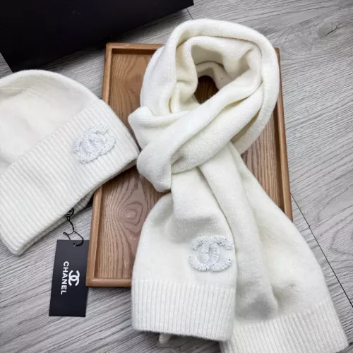 Cheap Chanel Hat and Scarf Set #1372235 Replica Wholesale [$52.00 USD] [ITEM#1372235] on Replica Chanel Hat and Scarf and Glove Set